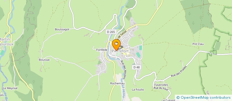 localisation de l'entreprise MONSIEUR MICKAEL LEROY  PIERREFORT