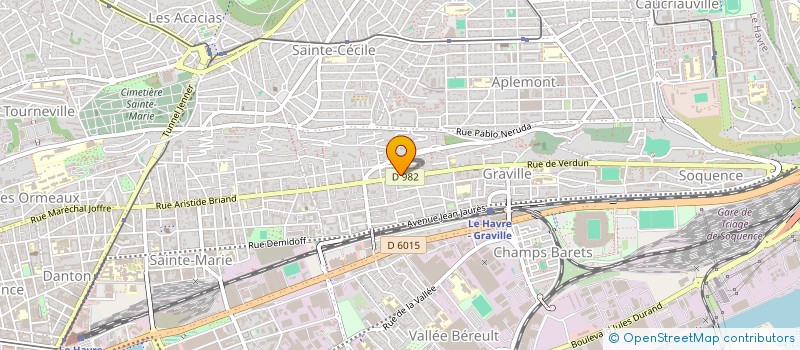 localisation de l'entreprise MONSIEUR MICKAEL LESAUVAGE à LE HAVRE