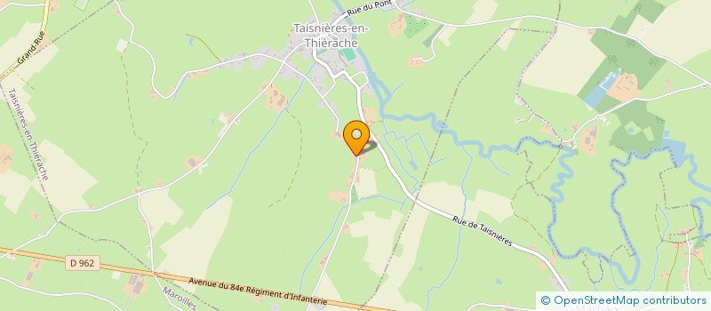 localisation de l'entreprise MONSIEUR MICKAEL LETORET  TAISNIERES-EN-THIERACHE