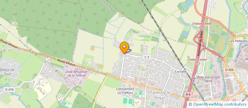 localisation de l'entreprise MONSIEUR MICKAEL LEVALLOIS  CHATENOY-LE-ROYAL