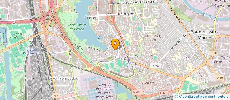 localisation de l'entreprise MONSIEUR MICKAEL LEVY  CRETEIL