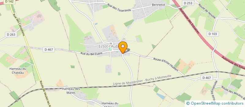 localisation de l'entreprise MONSIEUR MICKAEL LHERMITTE  YERVILLE