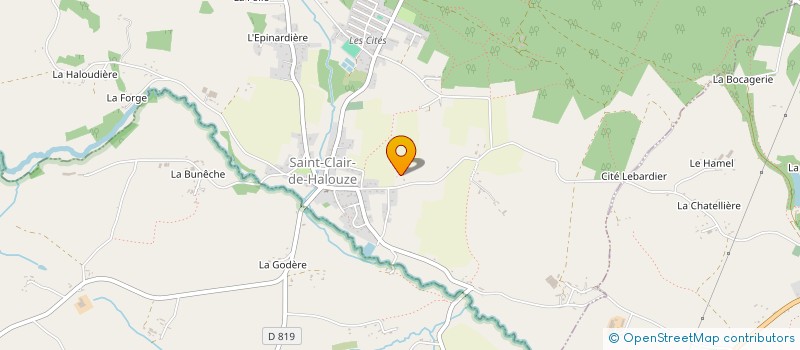 localisation de l'entreprise MONSIEUR MICKAEL LHOMER à SAINT-CLAIR-DE-HALOUZE