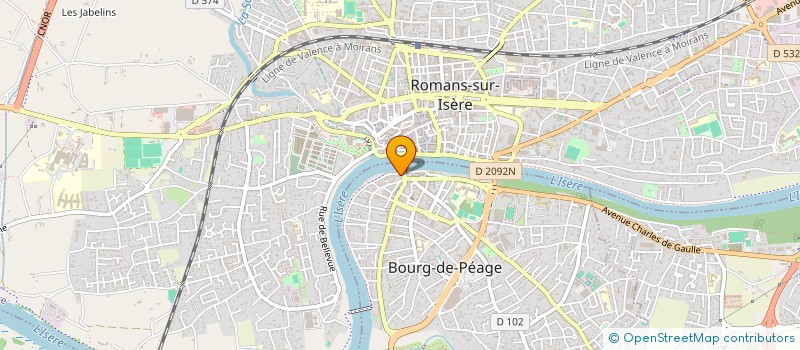 localisation de l'entreprise MONSIEUR MICKAEL LIABEUF  BOURG-DE-PEAGE