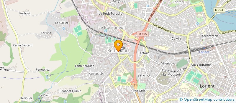 localisation de l'entreprise MONSIEUR MICKAEL LIENHARDT  LORIENT