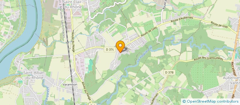 localisation de l'entreprise MONSIEUR MICKAEL LIMOES  SAINT-CLAIR-DU-RHONE