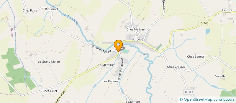 localisation de l'entreprise MONSIEUR MICKAEL LINGRAND à ALLOUE