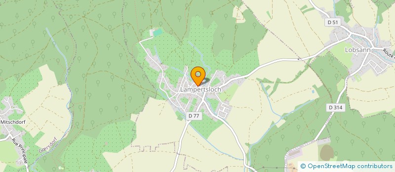 localisation de l'entreprise MONSIEUR MICKAEL LOEFFLER  LAMPERTSLOCH