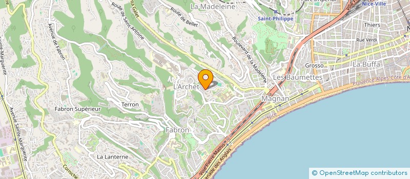 localisation de l'entreprise MONSIEUR MICKAEL LOGEAIS à NICE