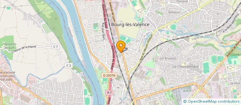 localisation de l'entreprise MONSIEUR MICKAEL LOIODICE à BOURG-LES-VALENCE