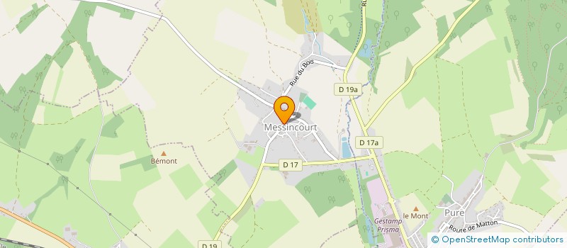 localisation de l'entreprise MONSIEUR MICKAEL LOMBARDI  MESSINCOURT