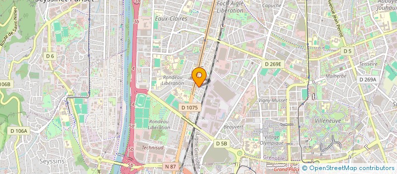 localisation de l'entreprise MONSIEUR MICKAEL LOPES  GRENOBLE