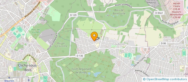 localisation de l'entreprise MONSIEUR MICKAEL LOPES FERREIRA  COUBRON