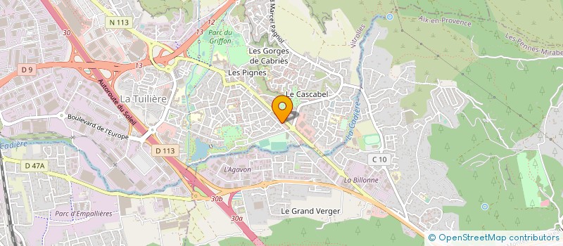 localisation de l'entreprise MONSIEUR MICKAEL LORGE à VITROLLES