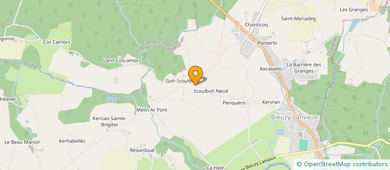 localisation de l'entreprise MONSIEUR MICKAEL LOTODE  PLUVIGNER