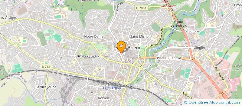 localisation de l'entreprise MONSIEUR MICKAEL LOUARN à SAINT-BRIEUC