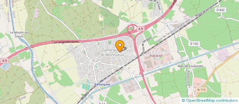 localisation de l'entreprise MONSIEUR MICKAEL LOURD  GALLARGUES-LE-MONTUEUX