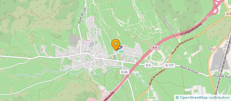 localisation de l'entreprise MONSIEUR MICKAEL LOZAC'H  TAVEL