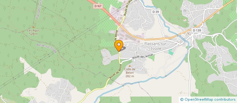 localisation de l'entreprise MONSIEUR MICKAEL LUBRANO  FLASSANS-SUR-ISSOLE