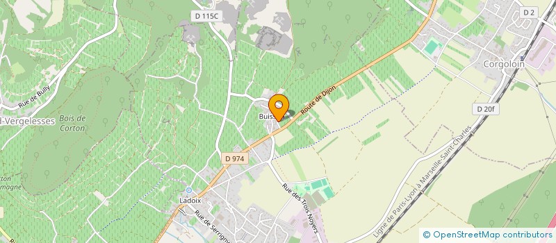 localisation de l'entreprise MONSIEUR MICKAEL LUCAS  LADOIX-SERRIGNY