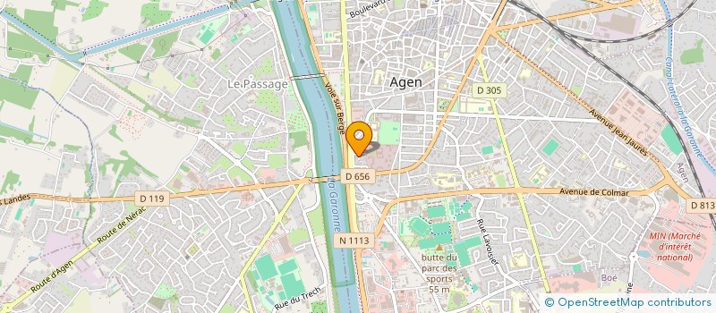 localisation de l'entreprise MONSIEUR MICKAEL LUDGEY  AGEN