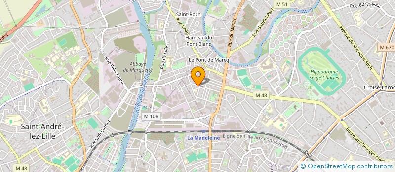 localisation de l'entreprise MONSIEUR MICKAEL LUTUN à MARCQ-EN-BARŒUL