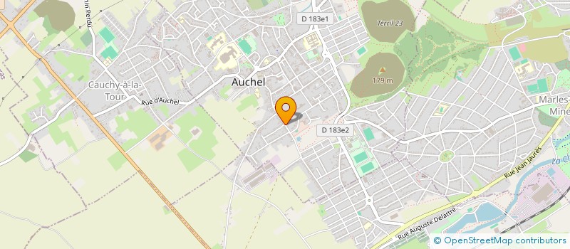 localisation de l'entreprise MONSIEUR MICKAEL MACHU à AUCHEL