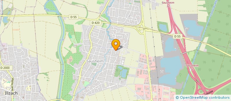 localisation de l'entreprise MONSIEUR MICKAEL MAGNO  BALDERSHEIM