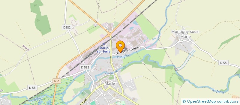 localisation de l'entreprise MONSIEUR MICKAEL MAHIEUX  MARLE