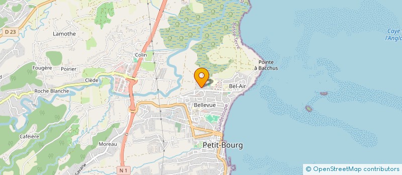 localisation de l'entreprise MONSIEUR MICKAEL MALESPINE  PETIT-BOURG