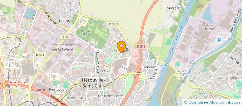 localisation de l'entreprise MONSIEUR MICKAEL MALKA  HEROUVILLE-SAINT-CLAIR