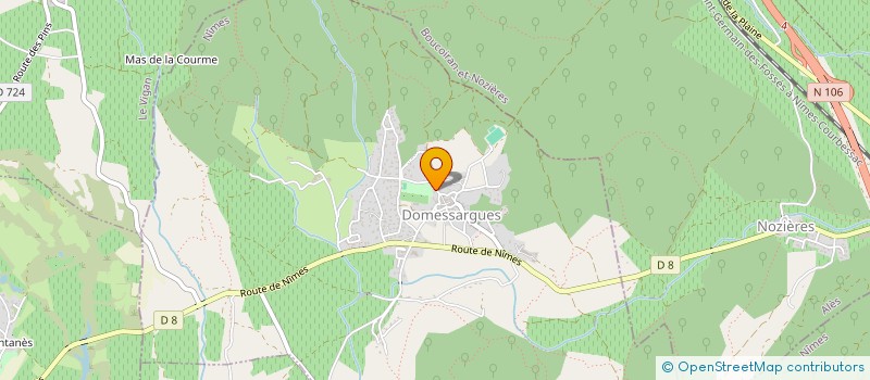 localisation de l'entreprise MONSIEUR MICKAEL MANGIONE  DOMESSARGUES