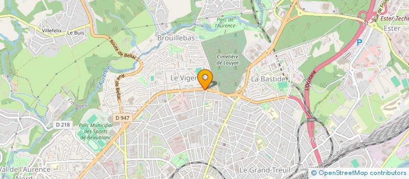 localisation de l'entreprise MONSIEUR MICKAEL MARCHADIER à LIMOGES