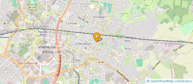 localisation de l'entreprise MONSIEUR MICKAEL MARCO à VILLENEUVE-D'ASCQ