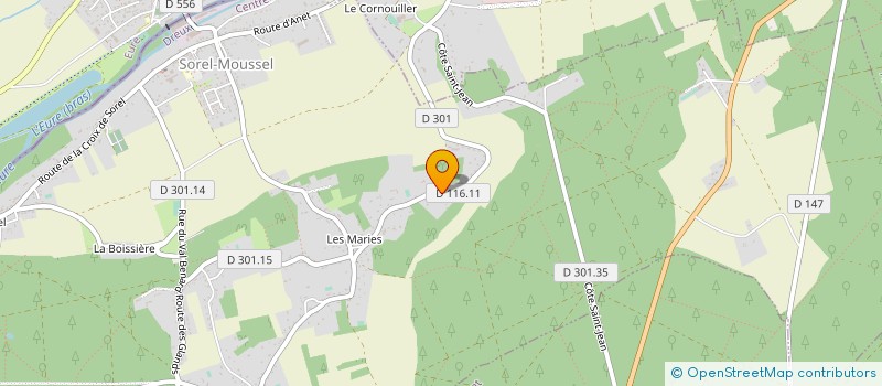 localisation de l'entreprise MONSIEUR MICKAEL MARGAT à ANET