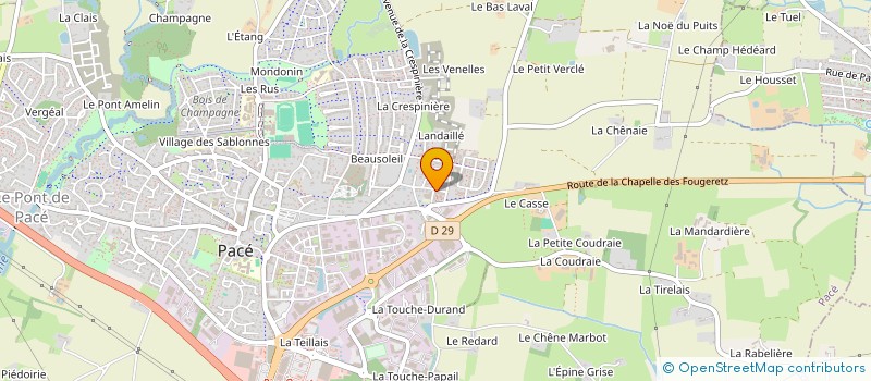 localisation de l'entreprise MONSIEUR MICKAEL MARGUERITE  PACE