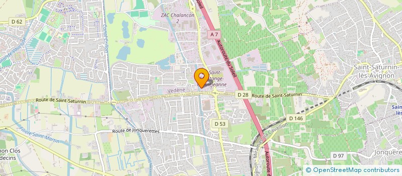 localisation de l'entreprise MONSIEUR MICKAEL MARIE  VEDENE