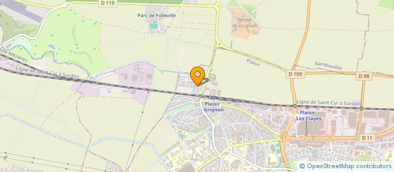 localisation de l'entreprise MONSIEUR MICKAEL MARIE MICKAEL MARIE  PLAISIR