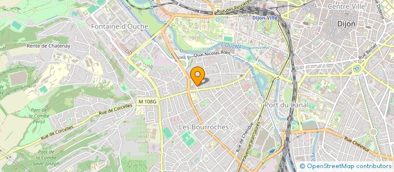 localisation de l'entreprise MONSIEUR MICKAEL MARIN à DIJON