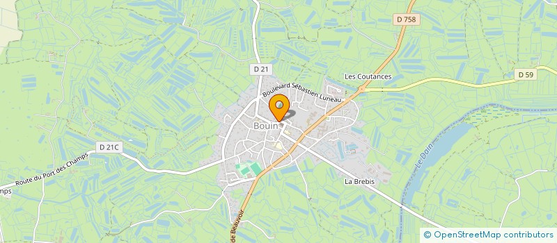 localisation de l'entreprise MONSIEUR MICKAEL MARTEL à BOUIN