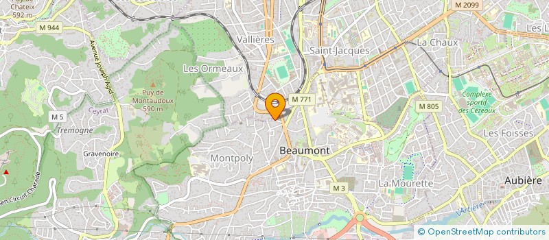 localisation de l'entreprise MONSIEUR MICKAEL MARTIN à BEAUMONT