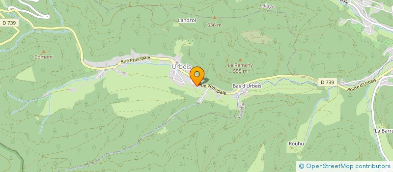 localisation de l'entreprise MONSIEUR MICKAEL MARTIN  URBEIS