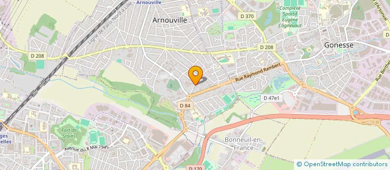 localisation de l'entreprise MONSIEUR MICKAEL MARTIN  ARNOUVILLE