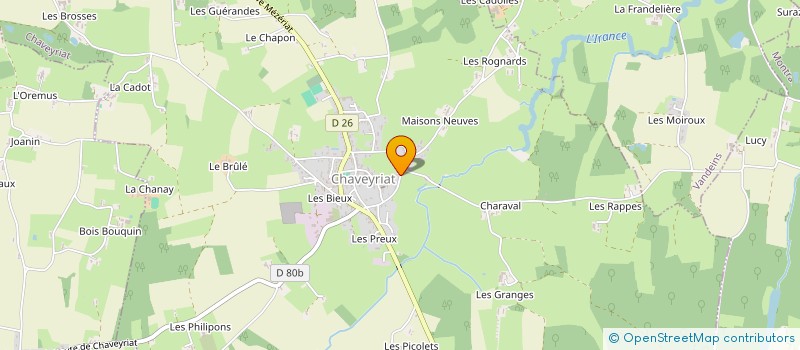 localisation de l'entreprise MONSIEUR MICKAEL MARTIN à CHAVEYRIAT