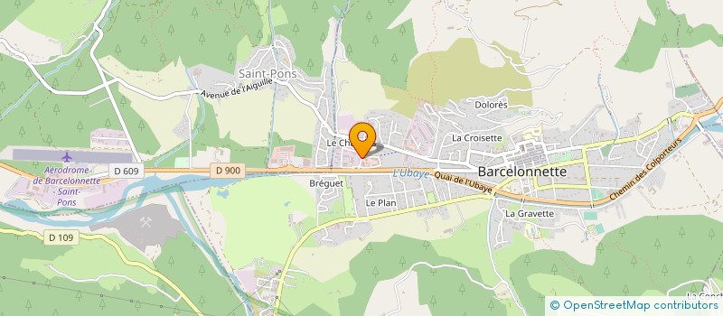 localisation de l'entreprise MONSIEUR MICKAEL MARTINEZ à BARCELONNETTE