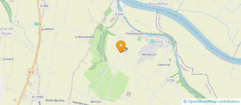 localisation de l'entreprise MONSIEUR MICKAEL MARTINEZ MORENO  HURE