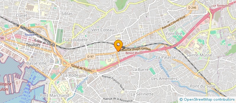 localisation de l'entreprise MONSIEUR MICKAEL MARTINY  CUERS