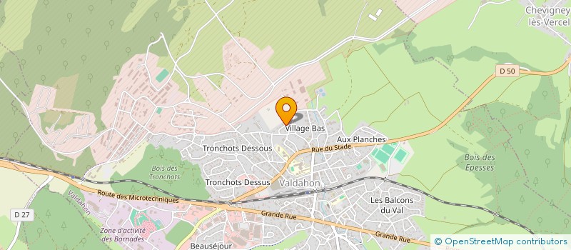 localisation de l'entreprise MONSIEUR MICKAEL MARTORANO  VALDAHON