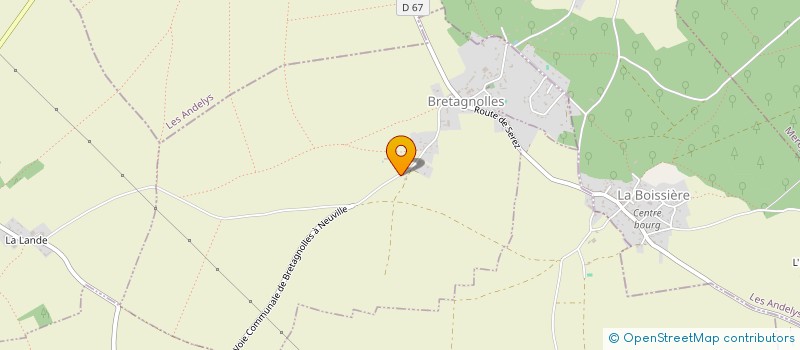 localisation de l'entreprise MONSIEUR MICKAEL MARY  BRETAGNOLLES