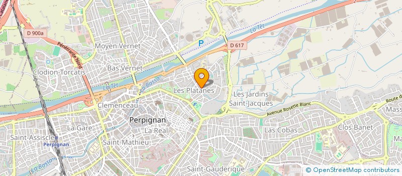 localisation de l'entreprise MONSIEUR MICKAEL MAS  PERPIGNAN